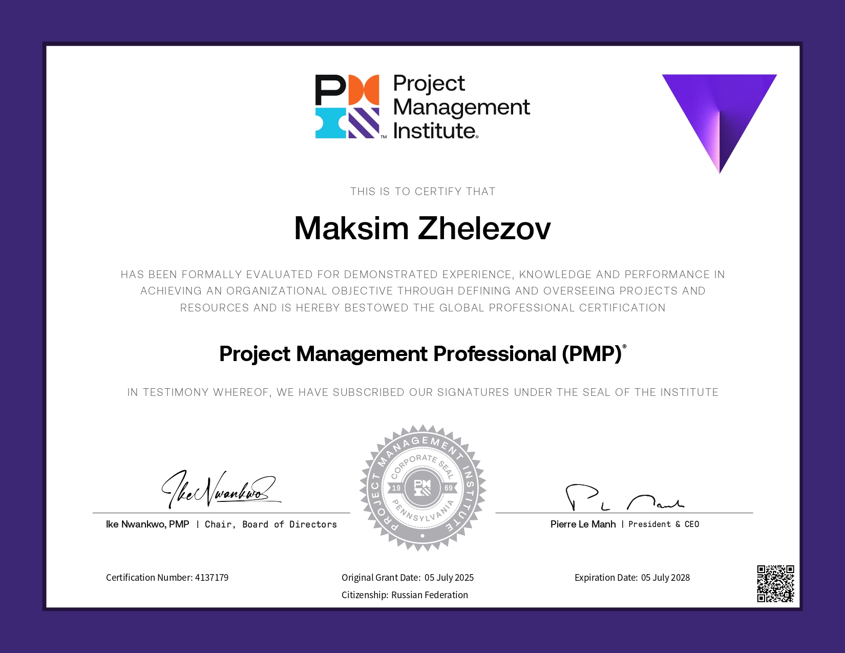 PMP - Project Management Professional